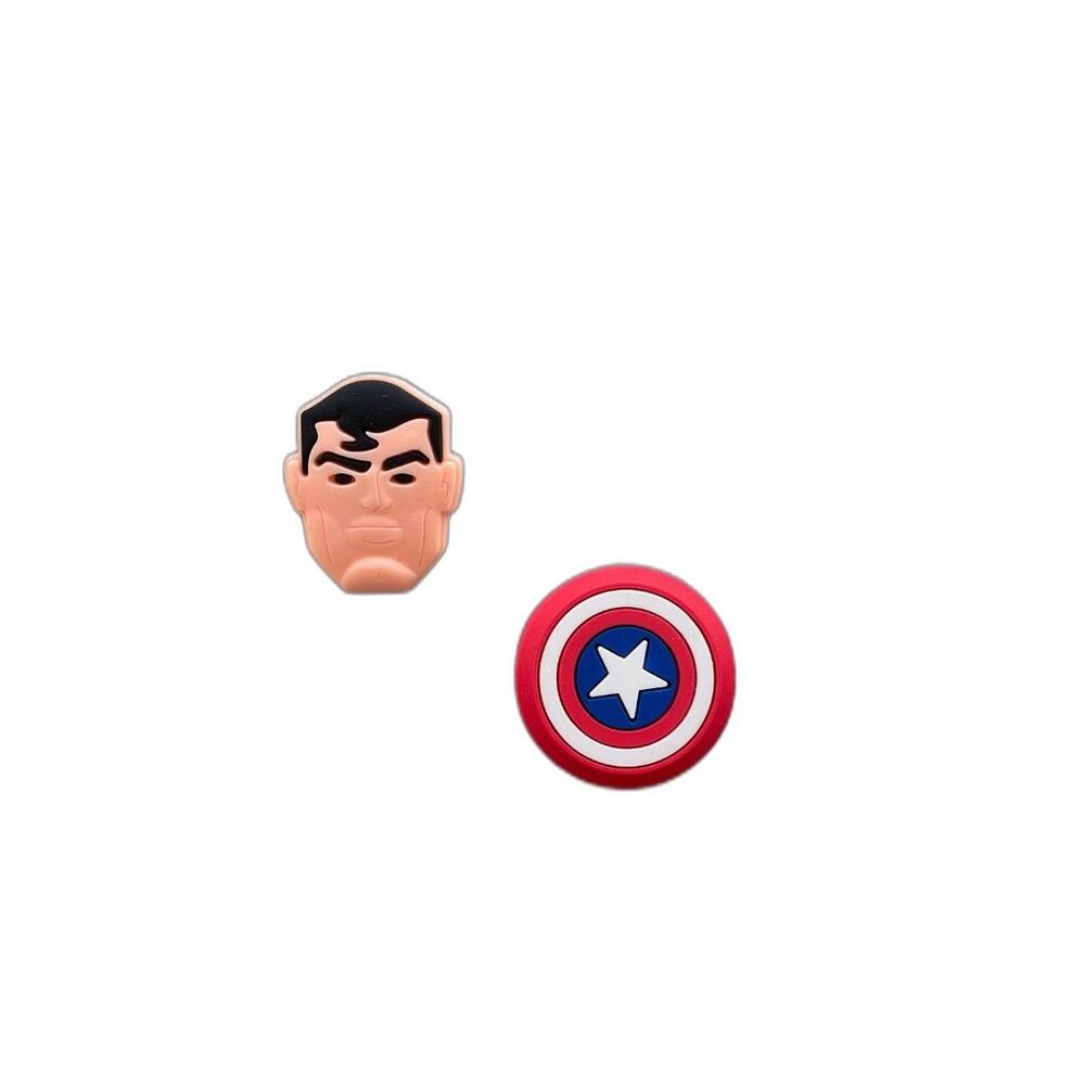 Captain America Superman Shoe Charms